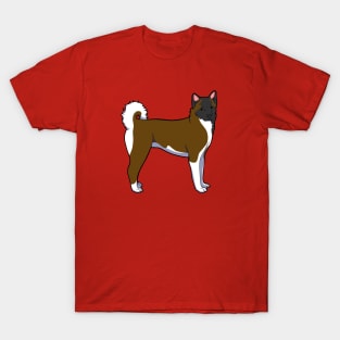 Brown Akita T-Shirt